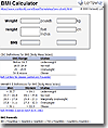 BMI Calculator Screenshot