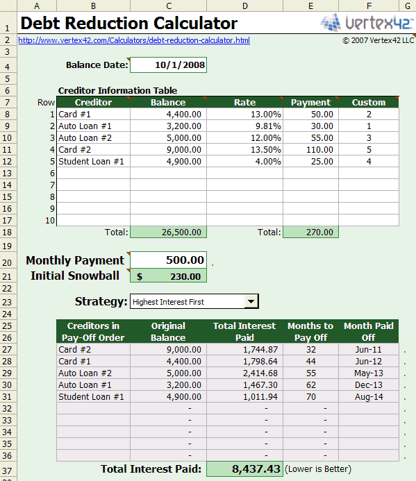 Credit Card Payment Excel Template from www.vertex42.com