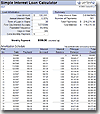 Simple Interest Loan Calculator Screenshot