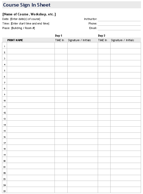 sign up sheet template. sheets mailing