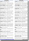 Printable Grocery List