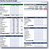 Monthly Household Budget Spreadsheet