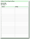 Potluck Template Excel