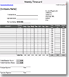 Time Card Screenshot