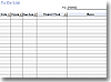 Free To Do List Template