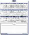 Yearly Calendar - Portrait