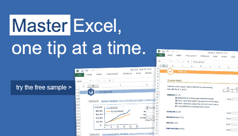 Spreadsheet Tips Workbook for Excel