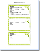 3x5 Recipe Card Template