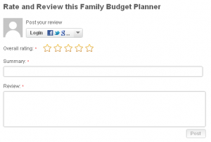Rate and Review Example Rate and Review Example
