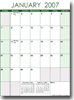 Printable Calendars - Green