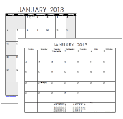 Printable Calendars in PDF Format