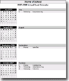 School Event Calendar