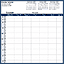 Work Schedule Template
