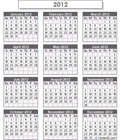 2012 Printable Calendar Yearly on Year 2012 Calendar Gif 2012 Calendar