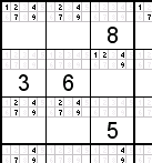 Pencil Marks in Sudoku Grid