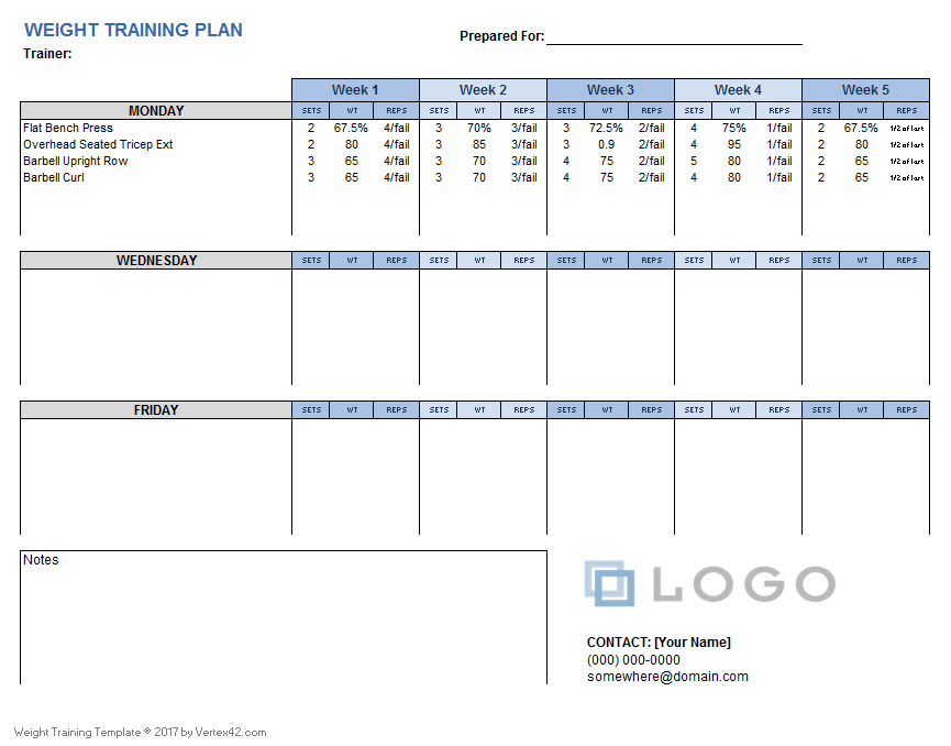 weight-training-plan-template-for-excel