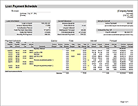 Loan Servicing Spreadsheet