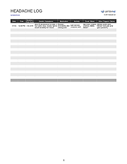 Headache Log