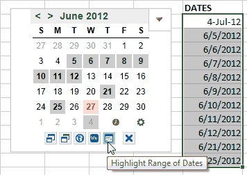 Highlight Dates