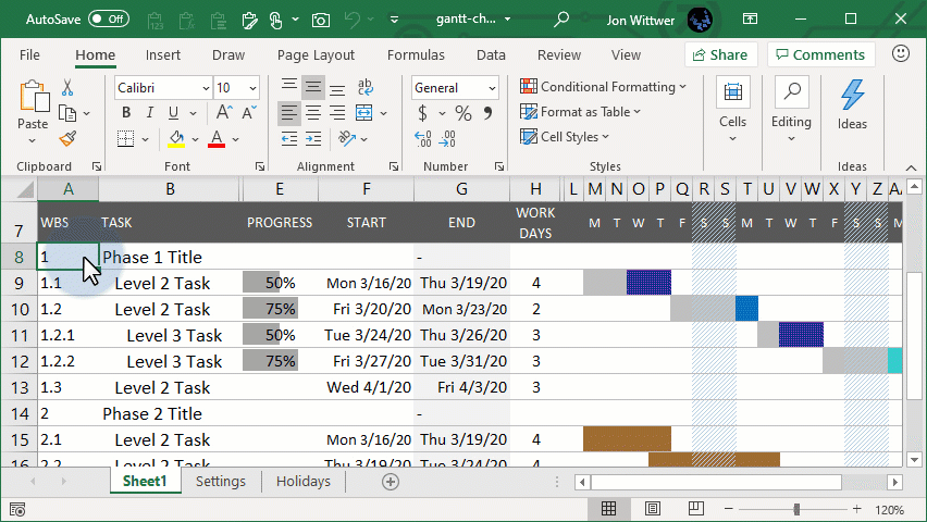 Grouping and Outlining in Excel