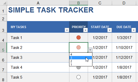 Cross Off Tasks in Excel To Do List - Contextures Blog