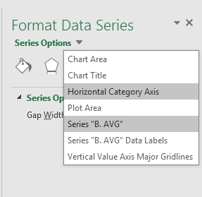 Edit Horizontal Category Axis