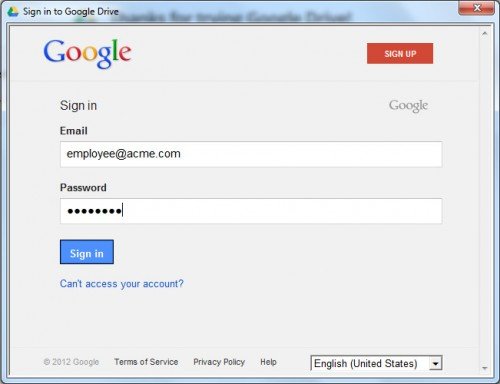 gogle docs login