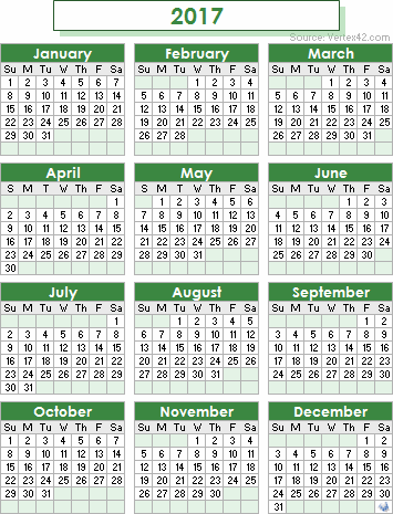 2017 Calendar Templates and 2017 Calendar Templates and