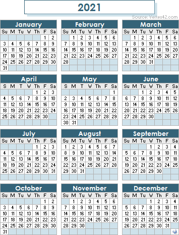 2021 22 Calendar