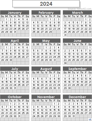 2021 - 2024 Calendar - French Calendar 2020 2021 2022 2023 2024 2025